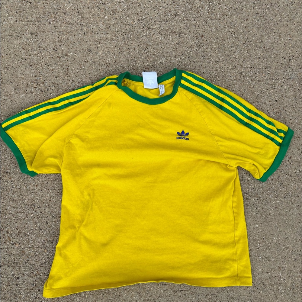 Adidas Kids Yellow T-Shirt